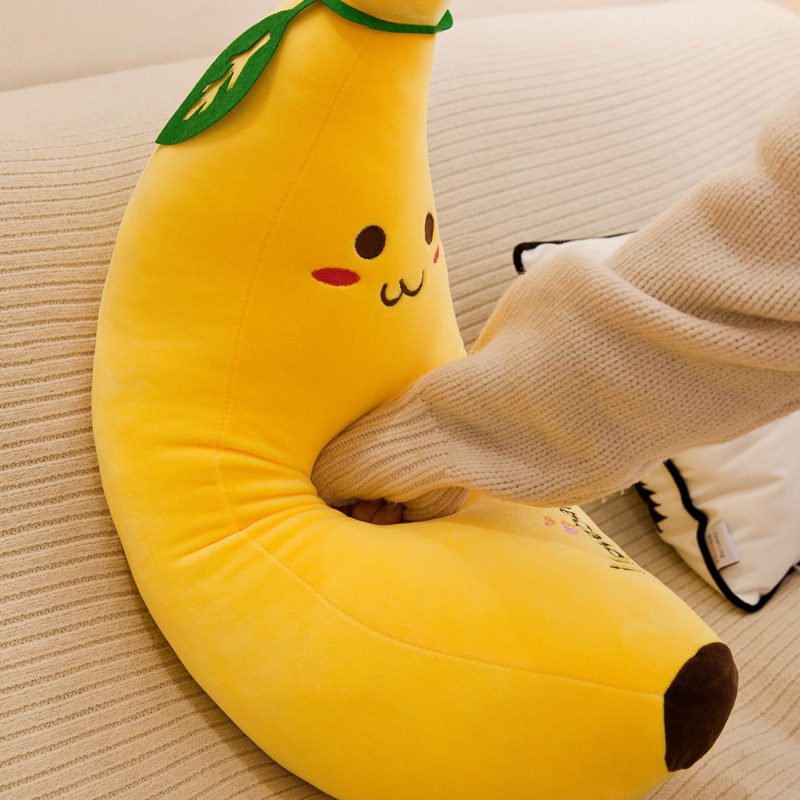 plush banana pillow